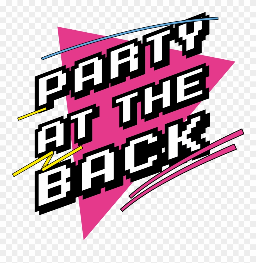 Party At The Back Your 80s Party & Wedding Band - Graphic Design Clipart