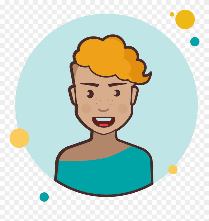 Short Curly Blond Hair Lady Icon - Signo De Interrogacion Png Clipart