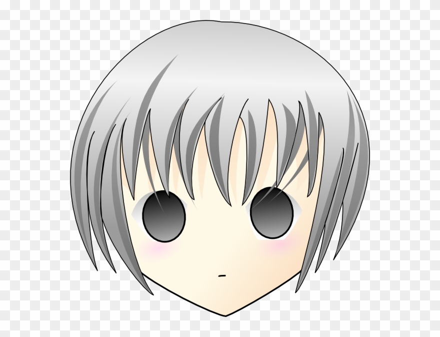 Anime Chibi Boy Face Clipart
