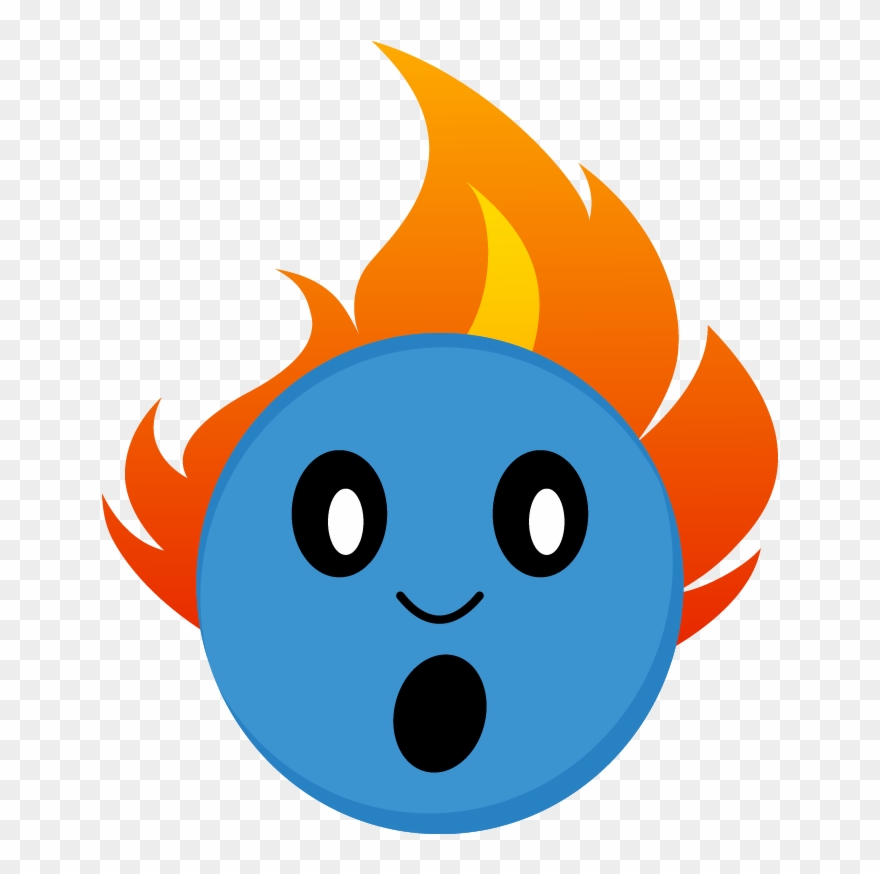 Unicorns Are Hard To Find, But Maybe That's Because - Emoji With Hair On Fire Clipart