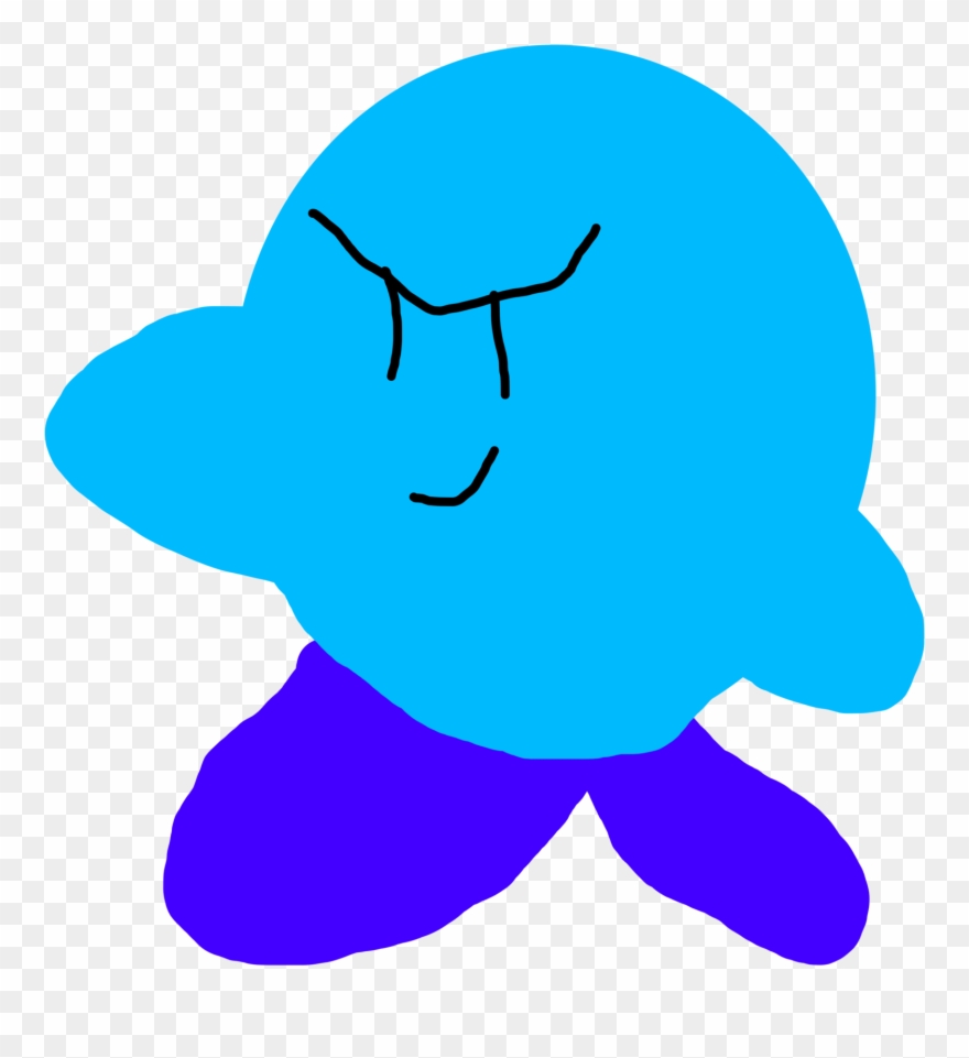 Blue Kirby - Kirby Clipart