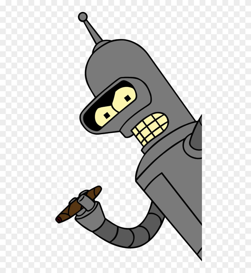 Futurama Transparent Fish Clip Transparent Download - Bender Png