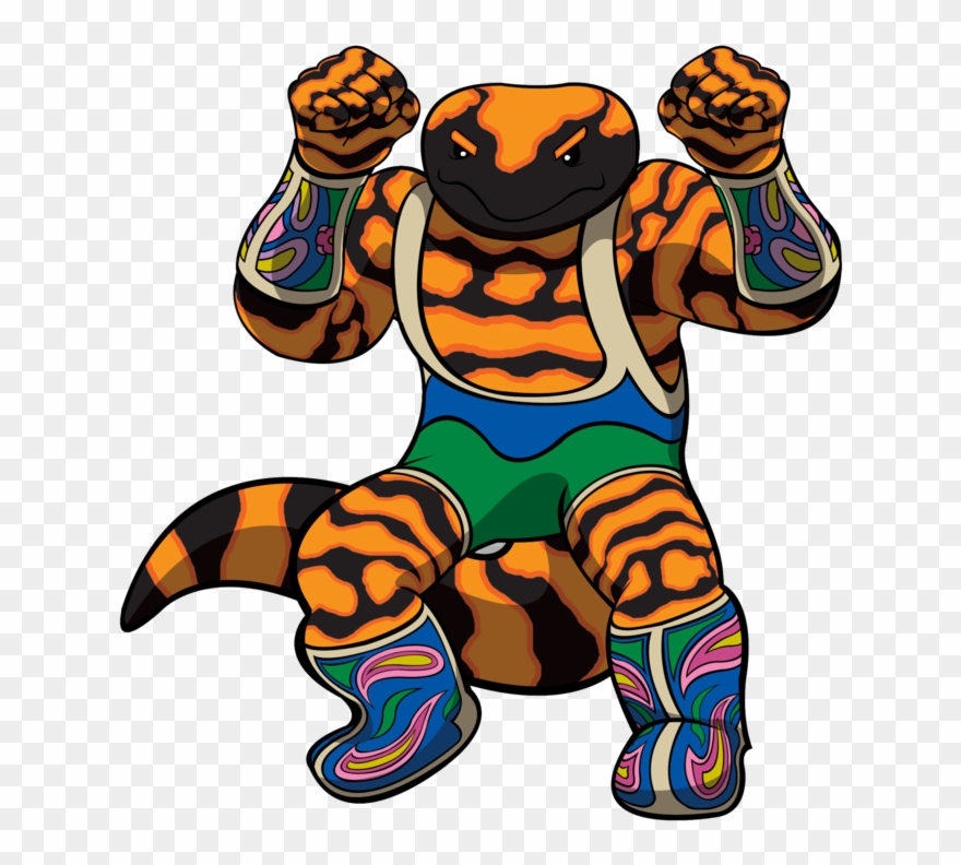 Gila Wrestler Clipart