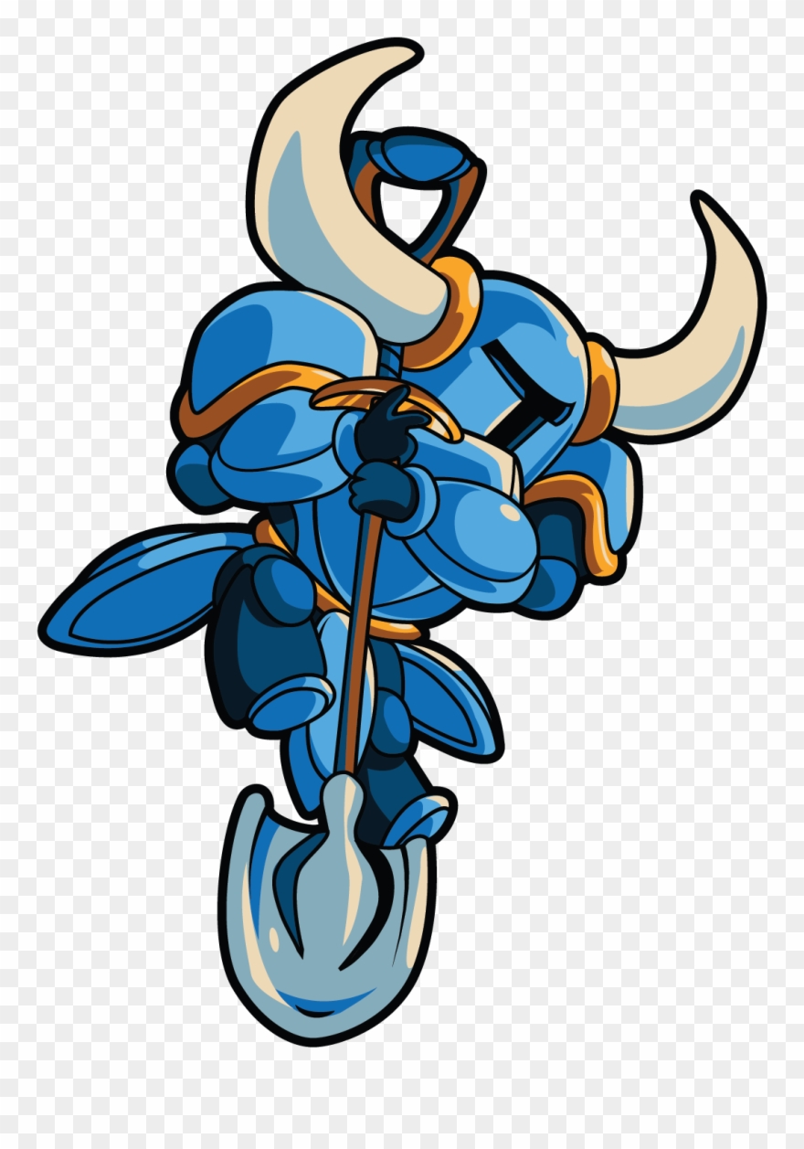 Down - Air Attack - Shovel Knight Down Shovel Clipart