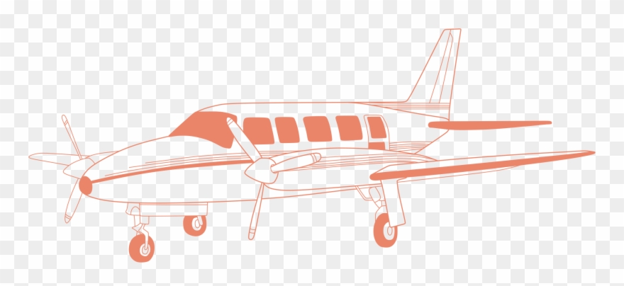 Learn To Fly Our Piper Chieftain Aircraft - Piper Pa-31 Navajo Clipart