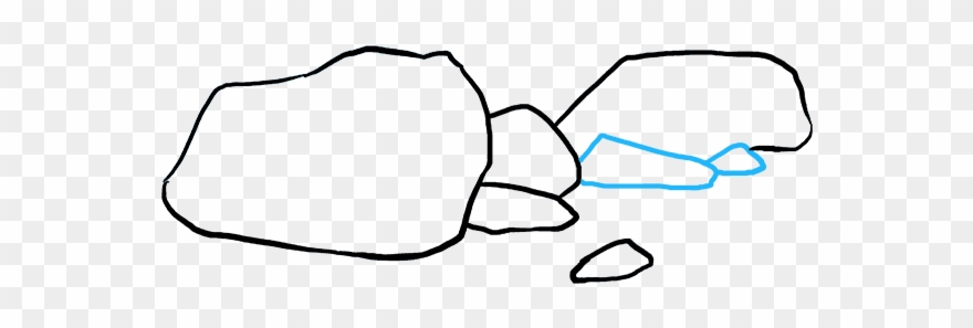 How To Draw Rocks - Drawing Clipart