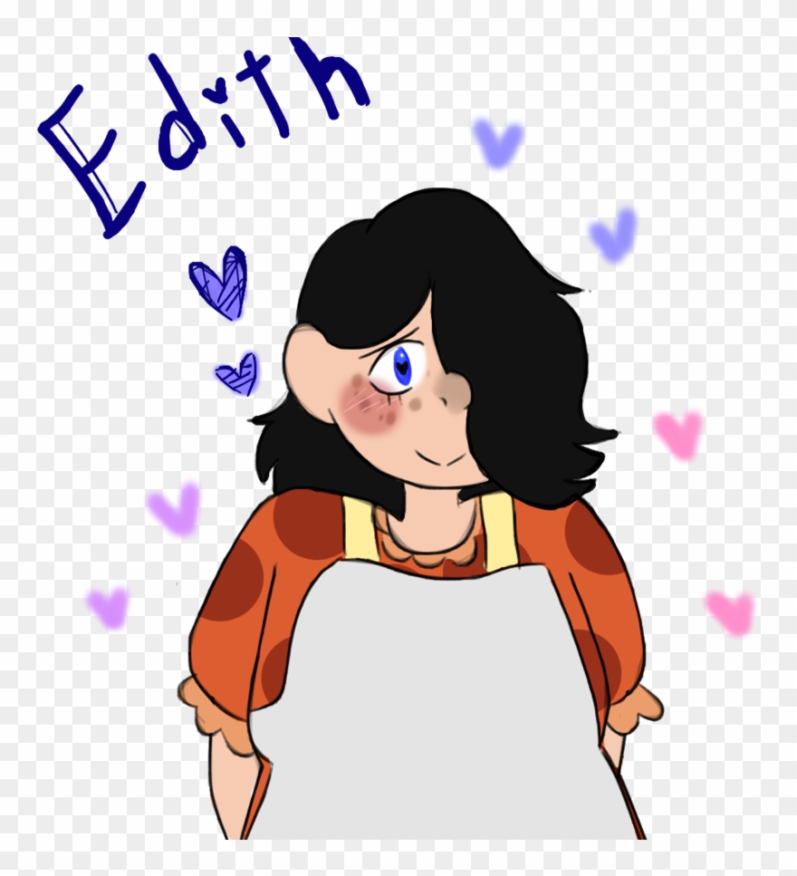 Edith The Lunch Lady By Pixelquartz On - Captain Underpants Love Edith Clipart