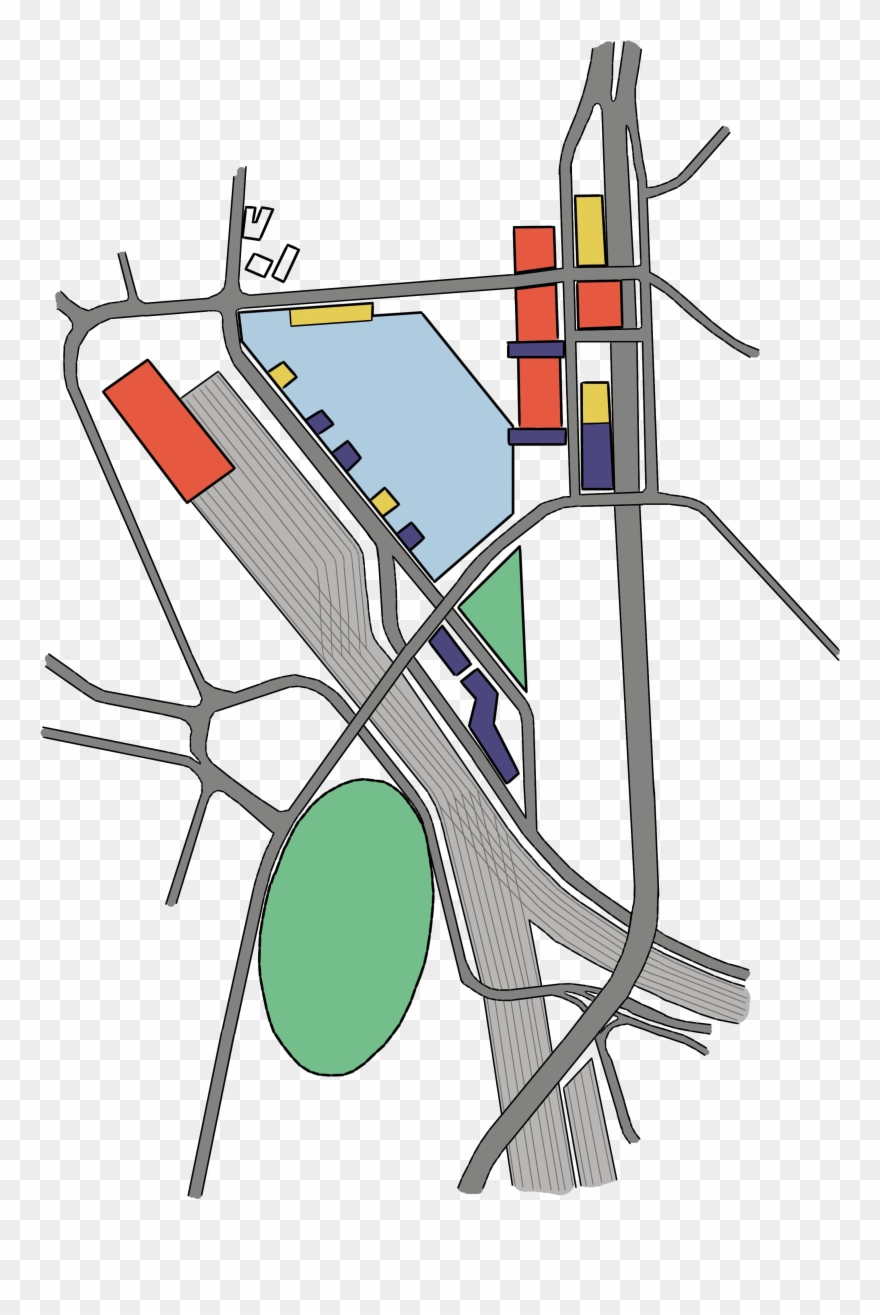 On The Picture Above, The Facilities In Euralille - Illustration Clipart