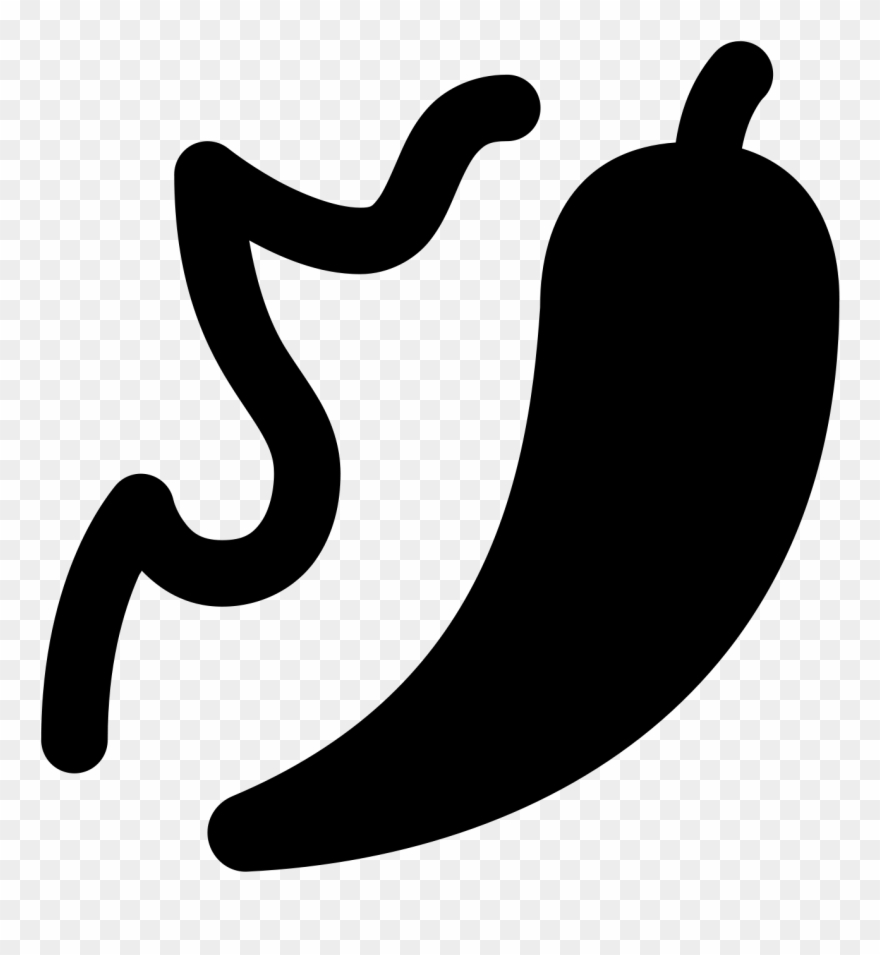 Chili Pepper Icon - Cafeteria Clipart