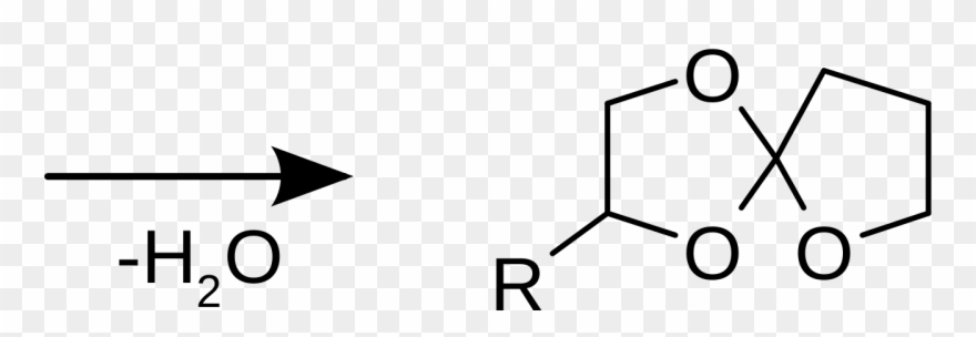 Formation Spiro Orthocarbonate Condensation Part 2 Clipart