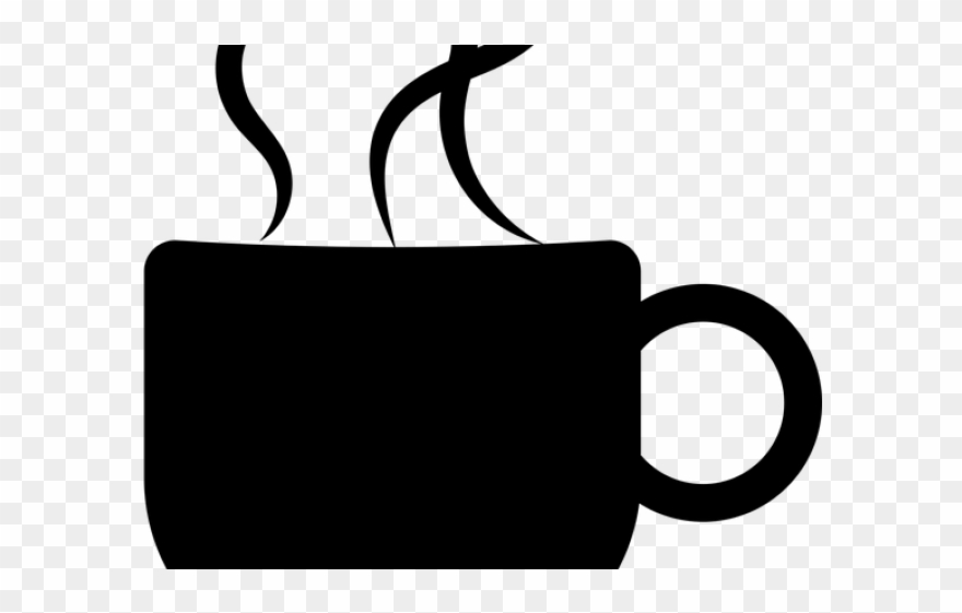Steam Clipart Coffee Mug - Mug Coffee Clip Art Black And White - Png Download