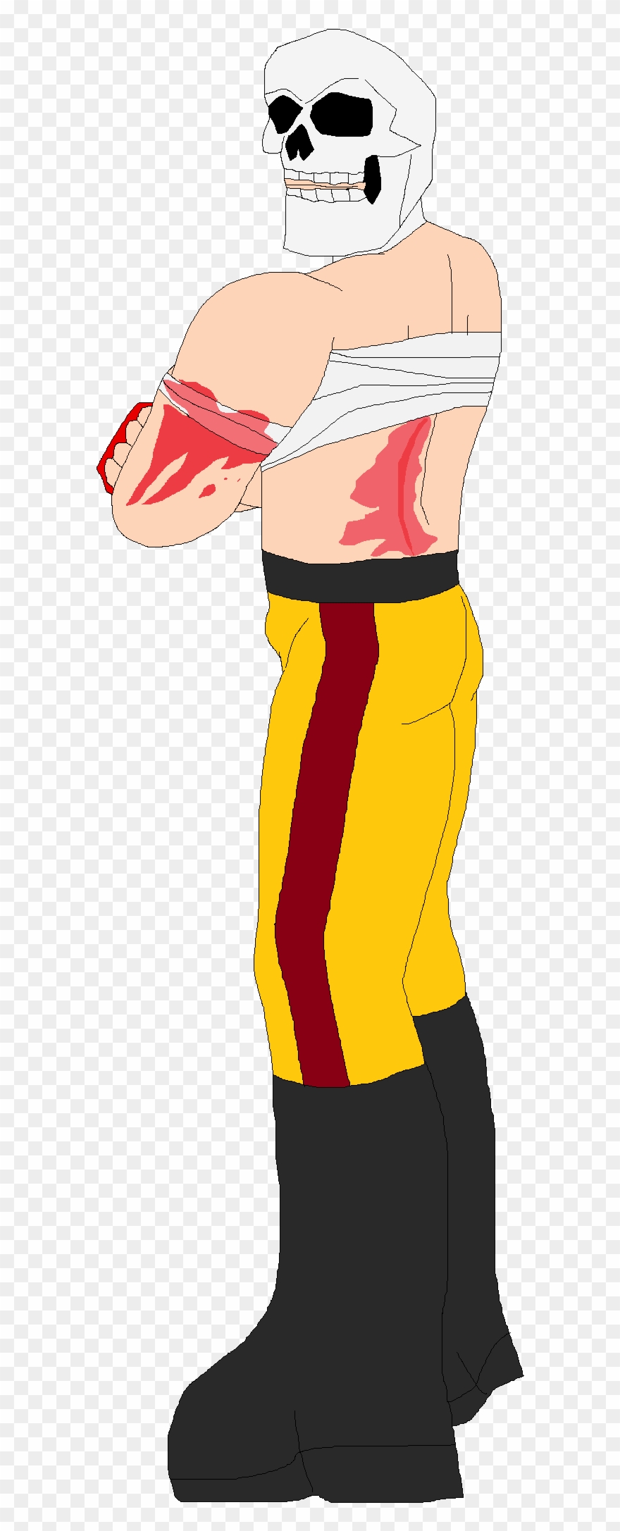 Skull Face - Illustration Clipart