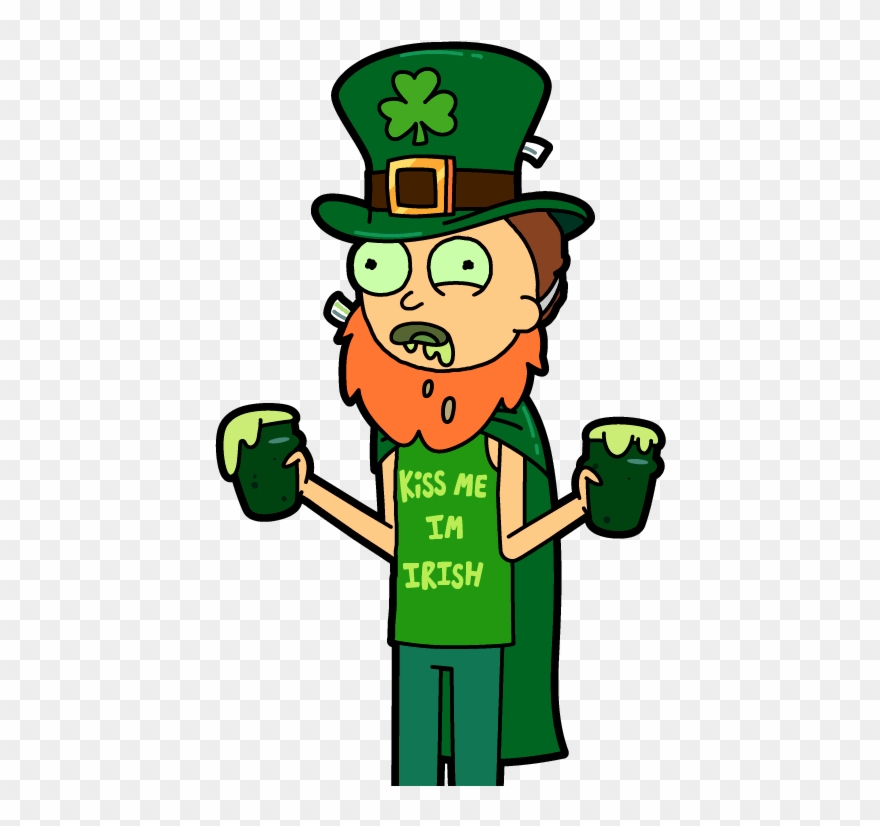 Leprechaun Clipart Buff - St Patricks Day Morty - Png Download
