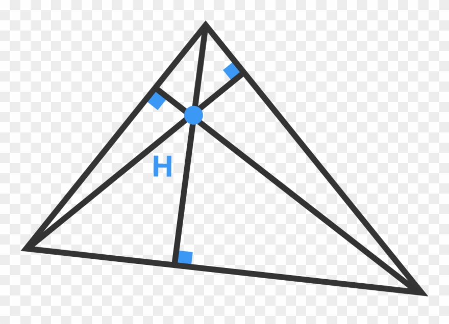 The Orthocenter Of A Triangle Is The Intersection Of - Portable Network Graphics Clipart