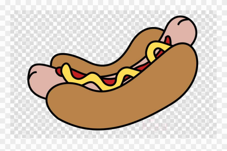 Clip Art Hotdog Clipart Hot Dog Clip Art - White Leaf Icon Transparent Background - Png Download