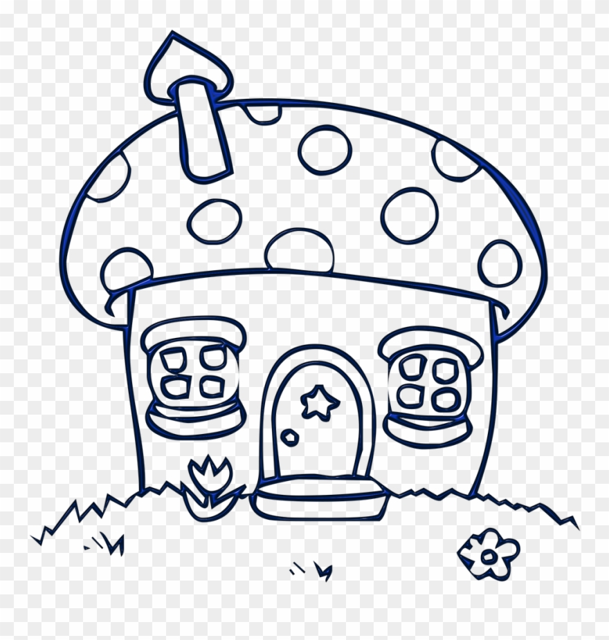 Clip Stock House Cottage Building Housing Village Free - Vector Graphics - Png Download