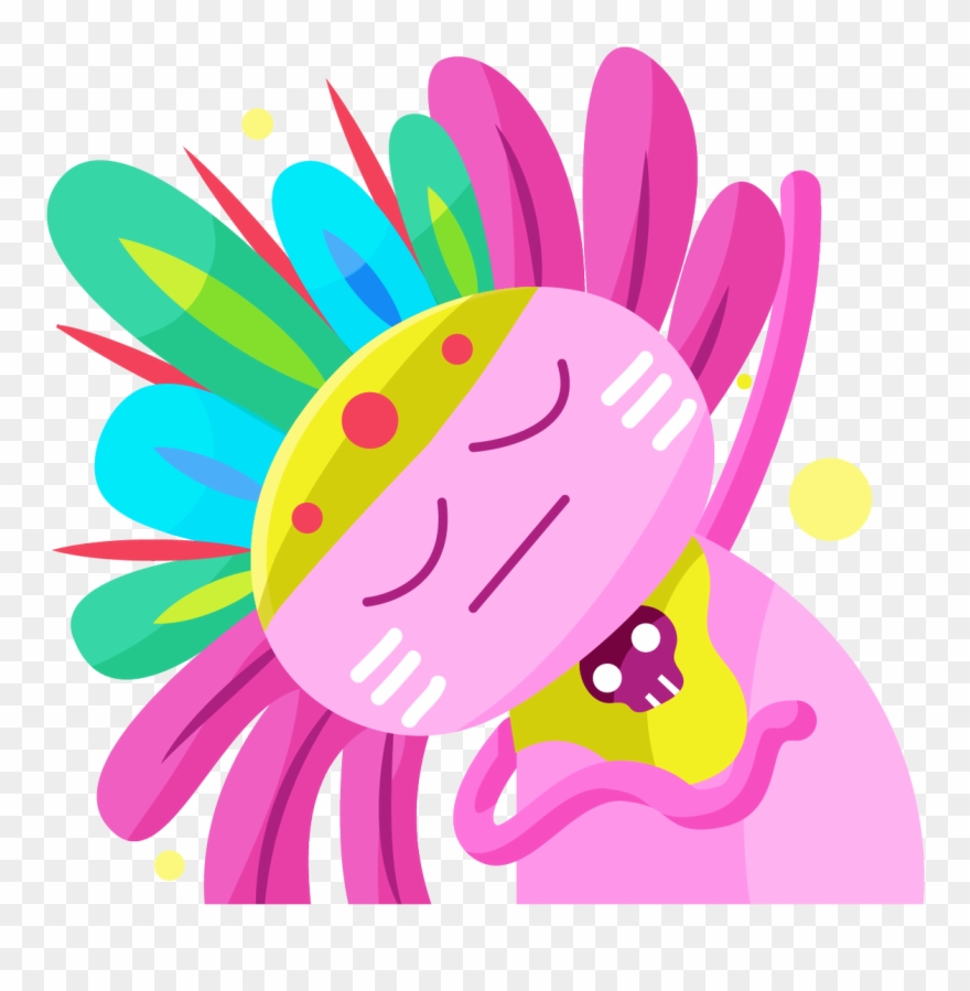 Ajolote, El Gran Ganador - Emoji Cdmx Clipart