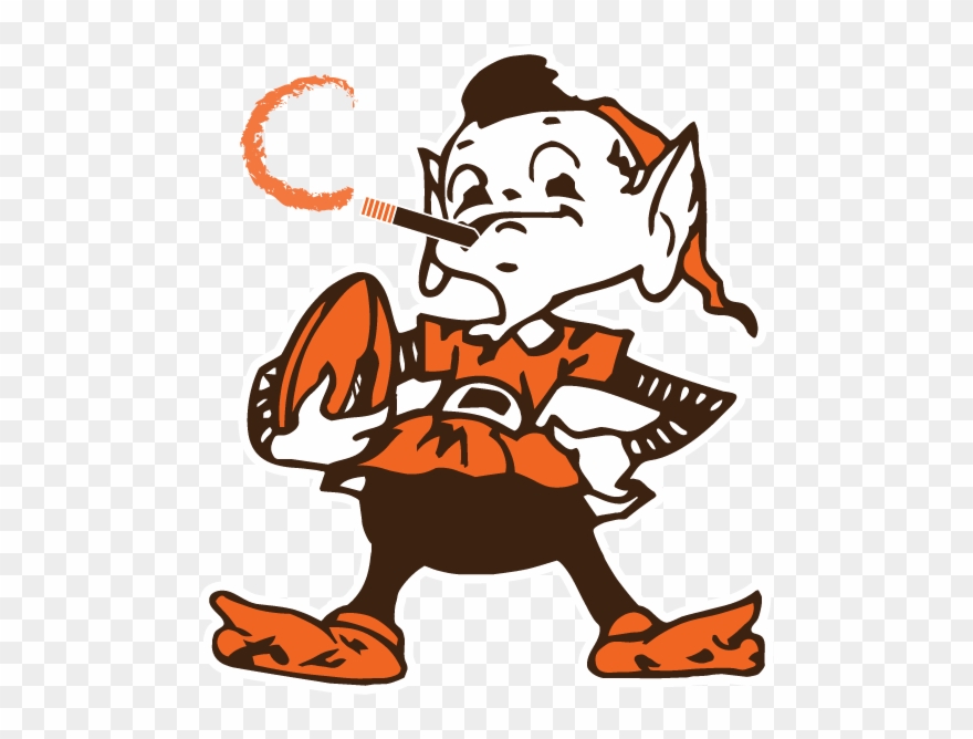 Pacers - Cleveland Browns Vintage Logo Clipart