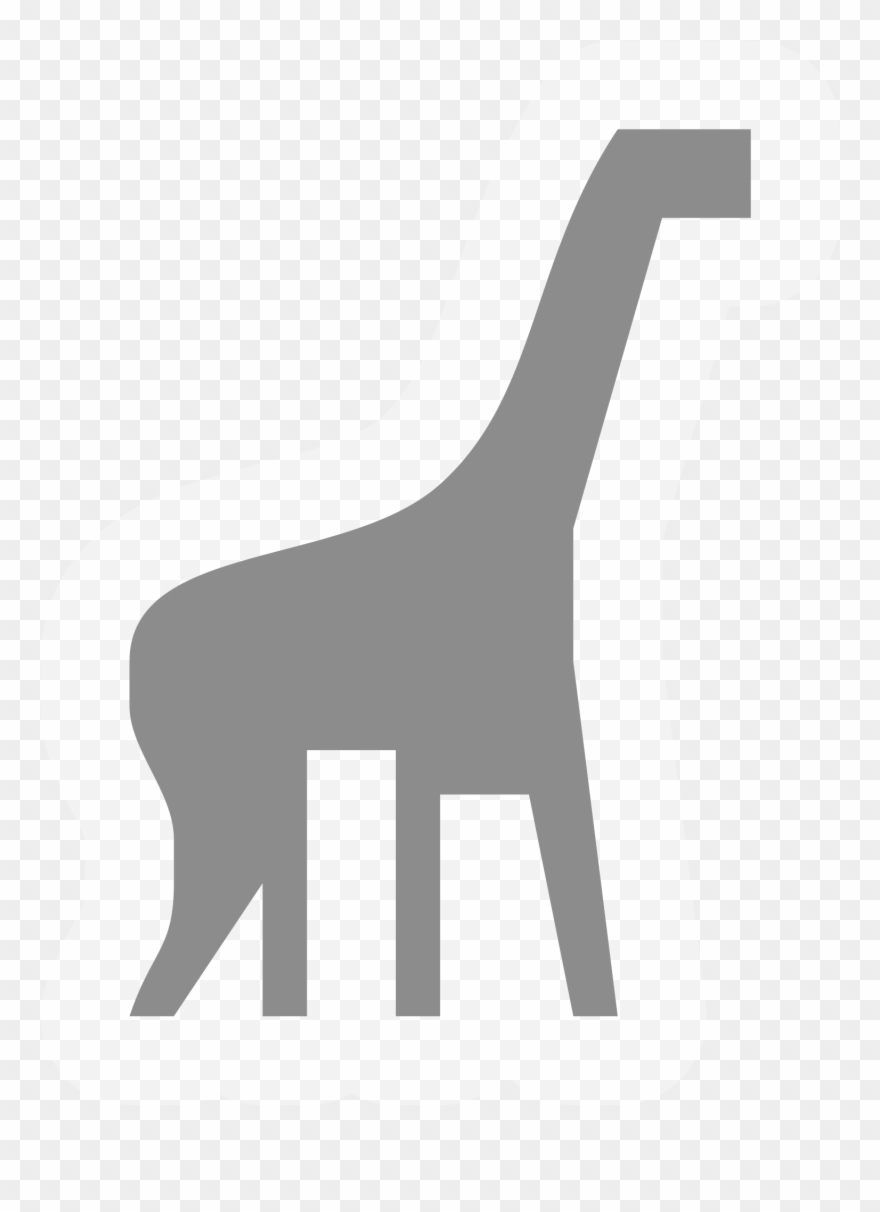 Open - Giraffe Clipart