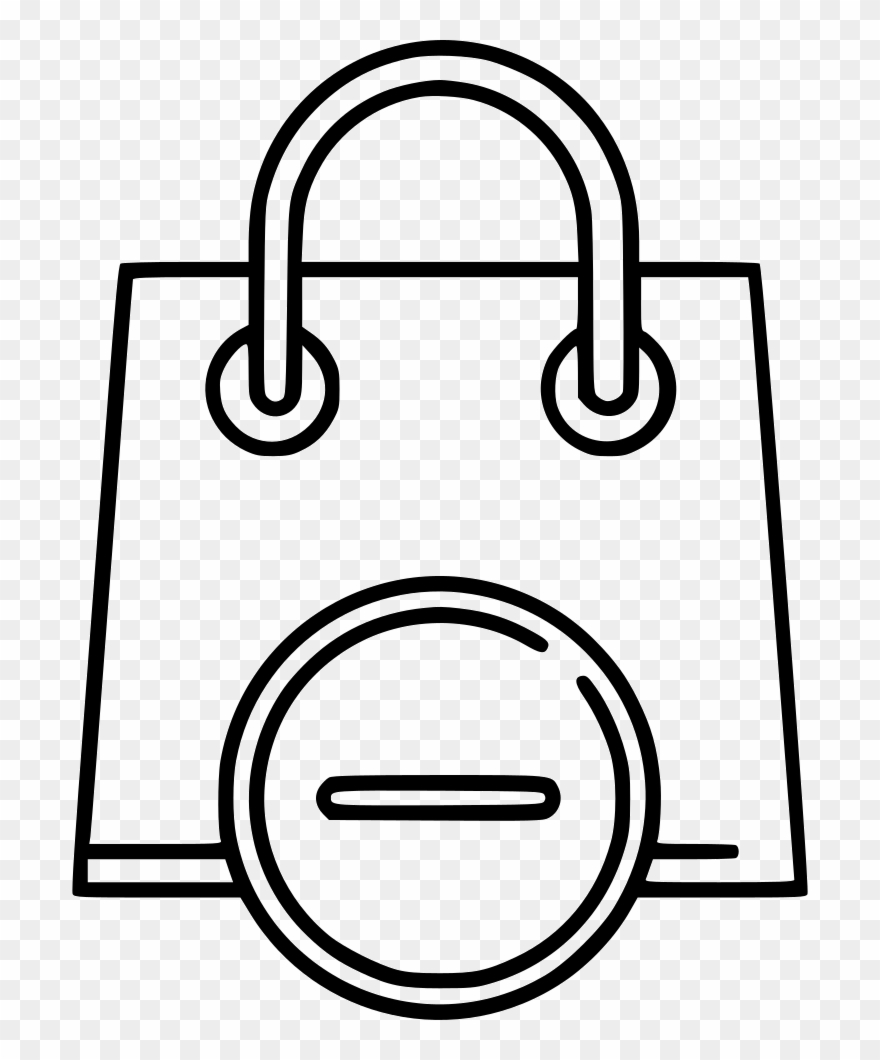 Delete Shopping Bag Comments - Download Clipart