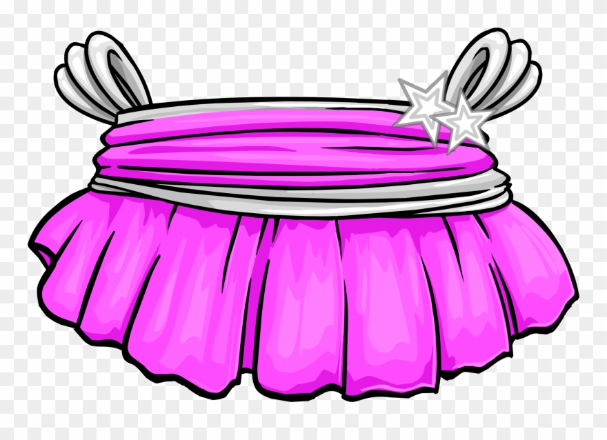 Club Penguin Pink Dress Clipart