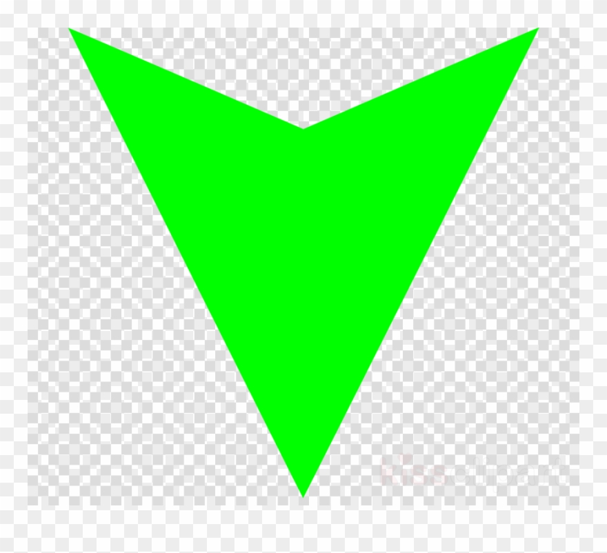 Green Down Arrow Clipart