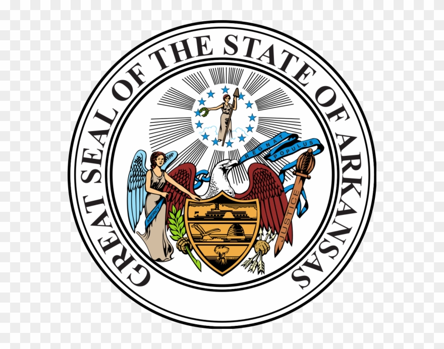 Arkansas Wedding Universal Life Church State Seal - State Seal For Arkansas Clipart