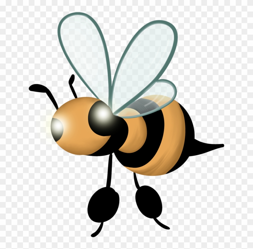 Ϧees ‿✿⁀ Bee Crafts, Flying Insects, Tornados, Bumble - Bee Simple Cartoon Png Clipart