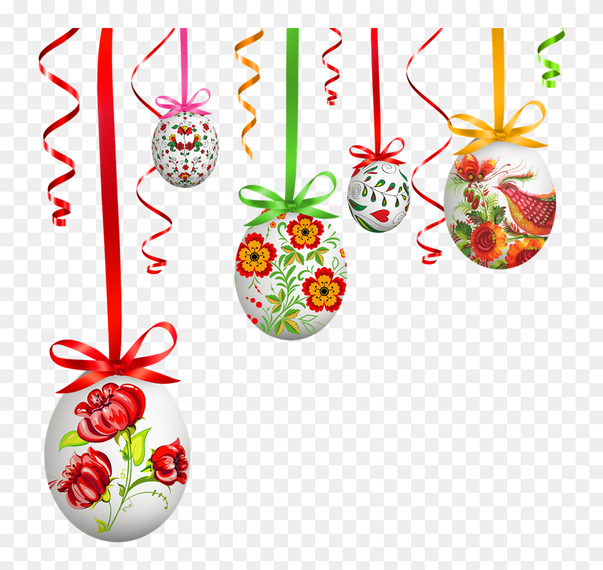 Easter, Egg, Pysanka, Easter Eggs - Easter Hanging Egg Transparent Clipart