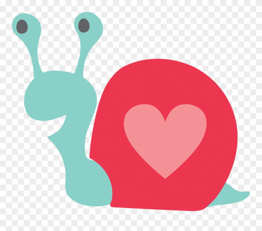 Love Snail Cookie Cutter Clipart