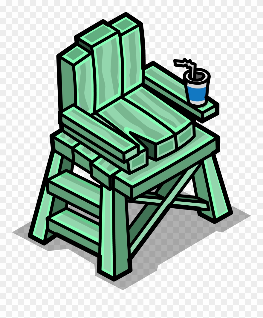 Lifeguard Chair Sprite 003 - Portable Network Graphics Clipart