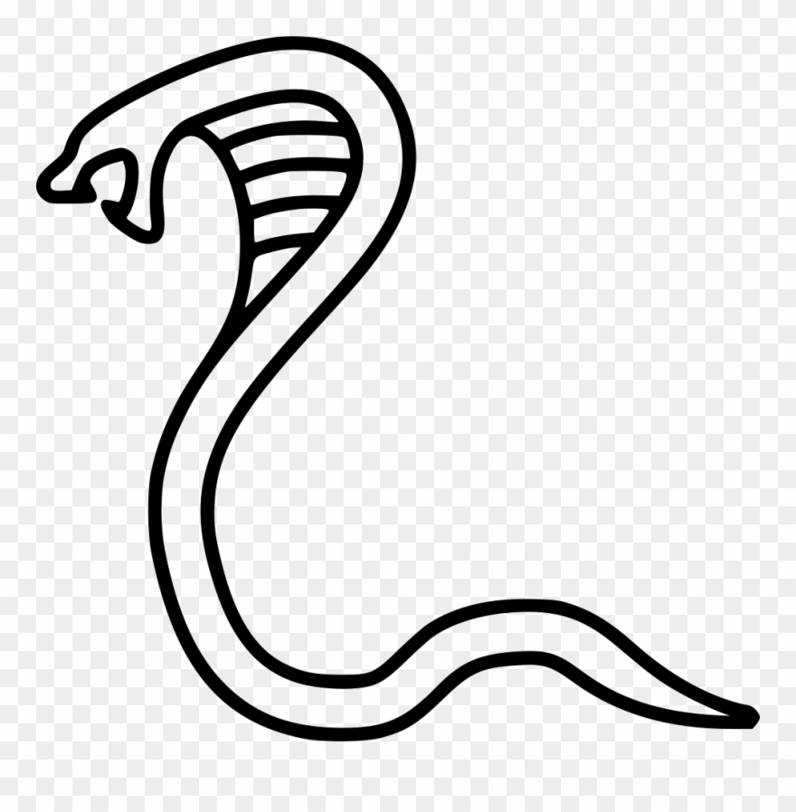 Cobra Svg Coloring Page, Printable Cobra Svg Coloring, - Cobra Icon Clipart