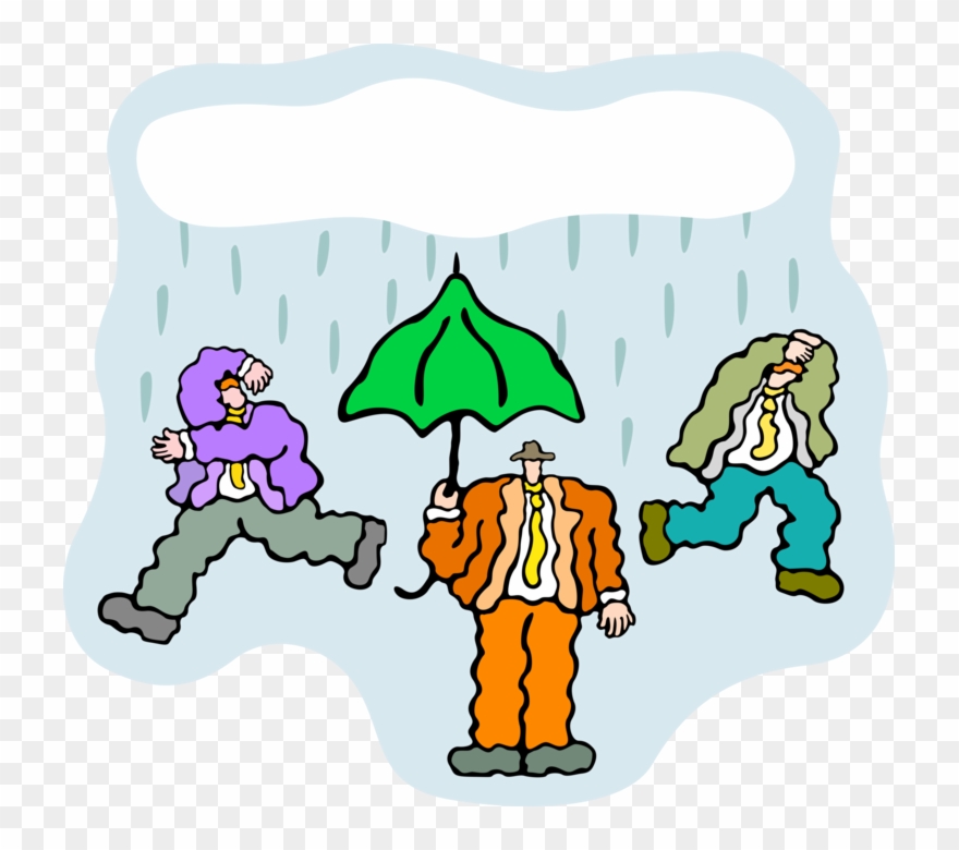 Shower Clipart Inclement Weather Clip Art Black And - Clip Art - Png Download