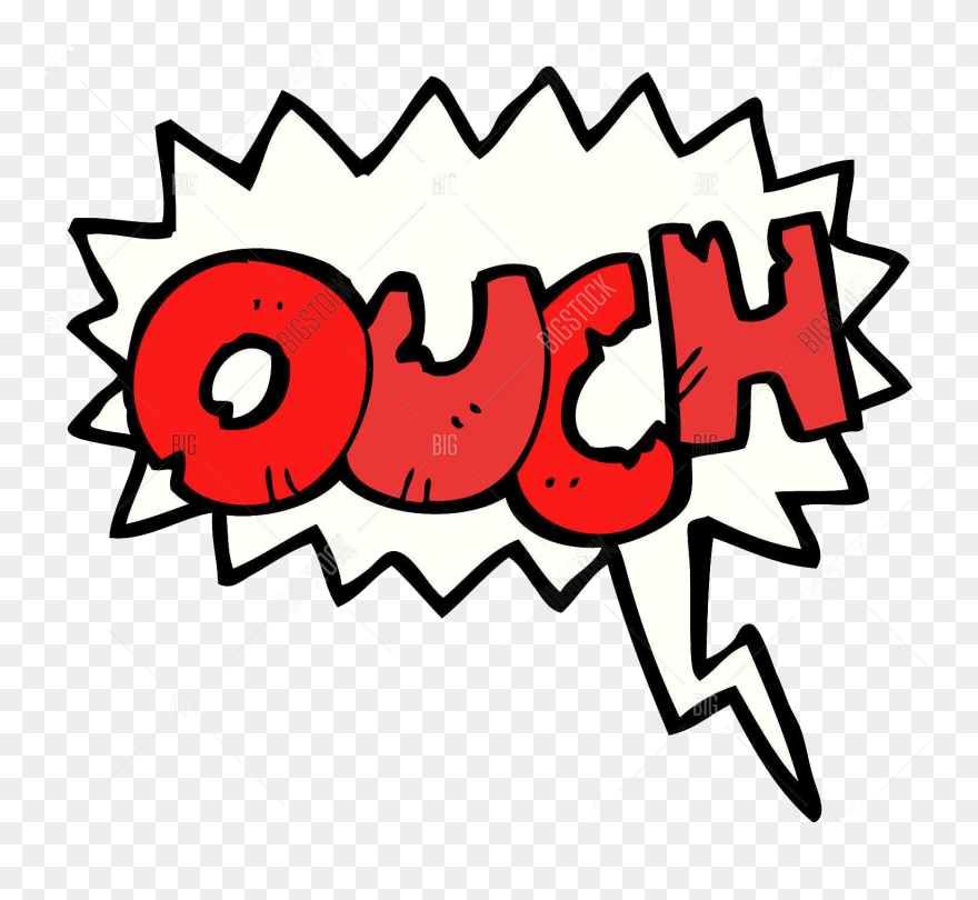 Mole - Ouch - Ouch Clipart - Png Download
