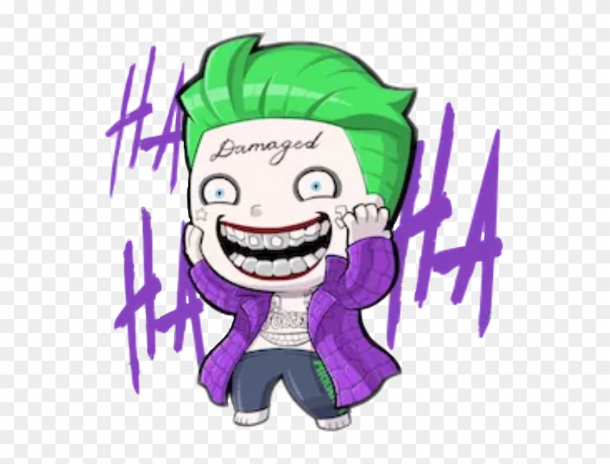Joker Jokersmile Jokerbrother Hahaha Kelate Malaysianbo - Suicide Squad Facebook Stickers Clipart