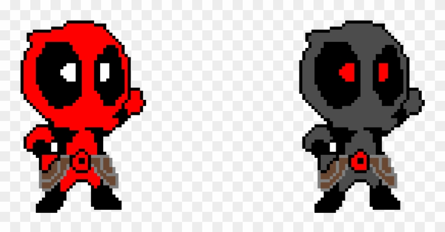 Deadpool,normal And X Force - Deadpool Clipart