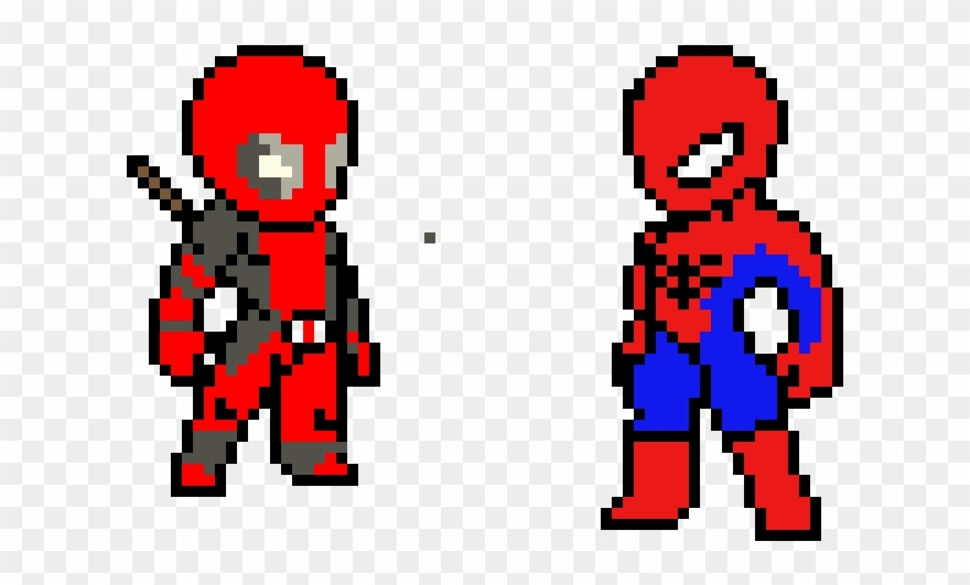Deadpool And Spiderman Clipart