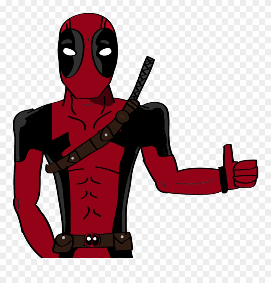 Bad Deadpool Drawing Clipart