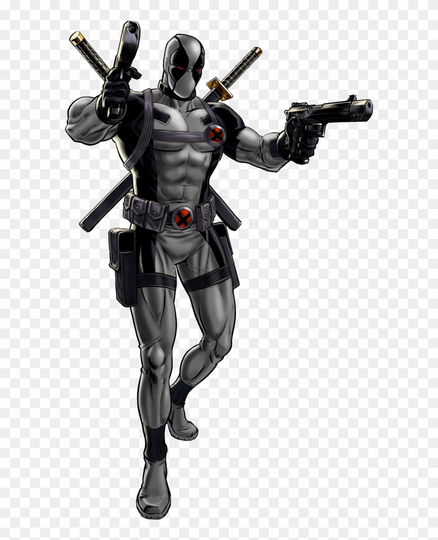 #deadpool #clip #art - Deadpool Marvel Avengers Alliance - Png Download