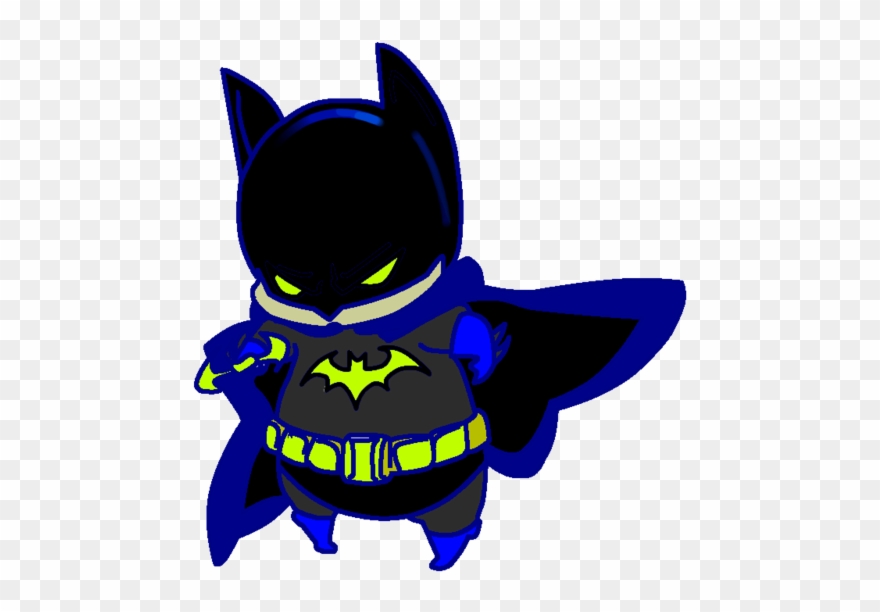 Image Free Cute Fat By Acidlullaby - Chibi Fat Batman Clipart