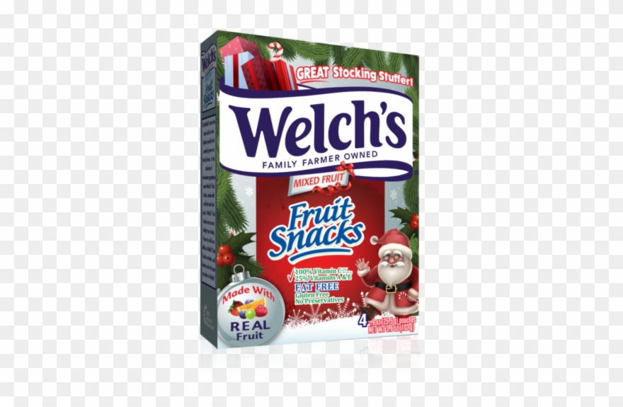 The Welch's® Fruit Snacks Christmas Themed Box Is The Clipart