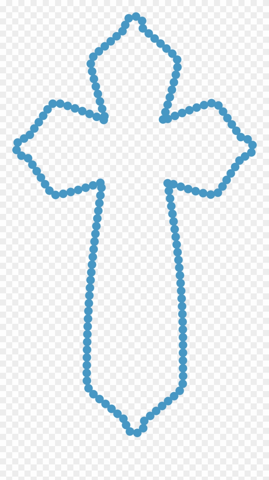 Cross Clipart First Communion - Baptism Cross - Png Download