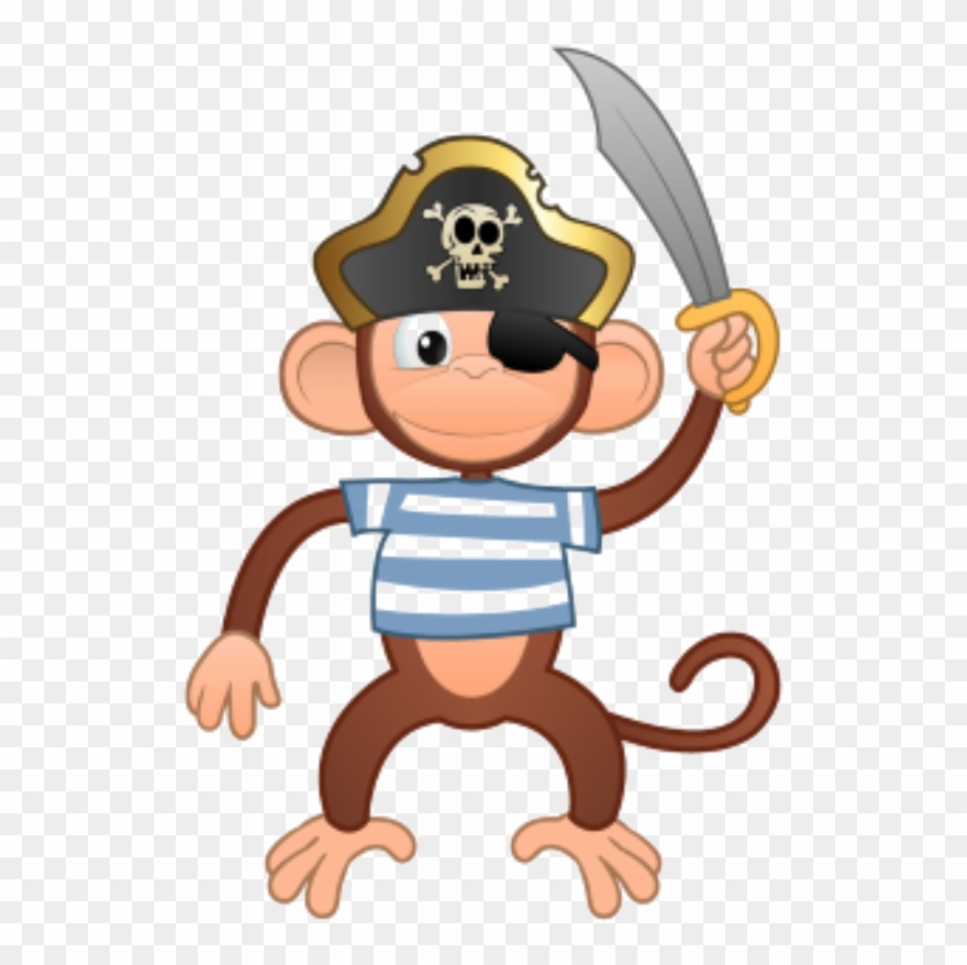 Captain - Monkey Clipart Transparent Background - Png Download