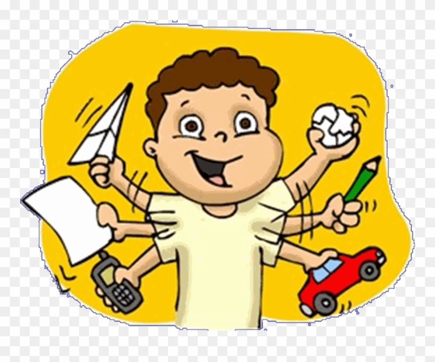 Unos 20 Años Atrás Cuando Un Niño No Estaba Quieto Clipart