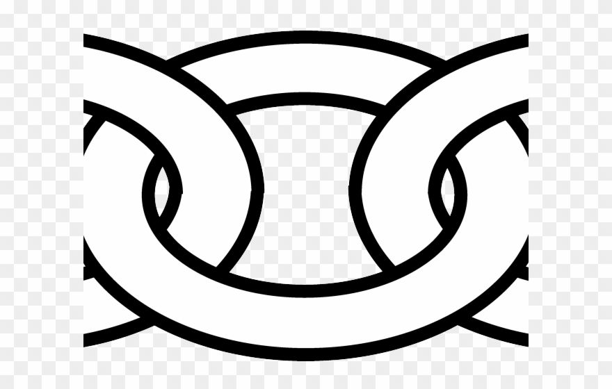 Chain Clipart Linkage - Chain Clipart Black And White - Png Download