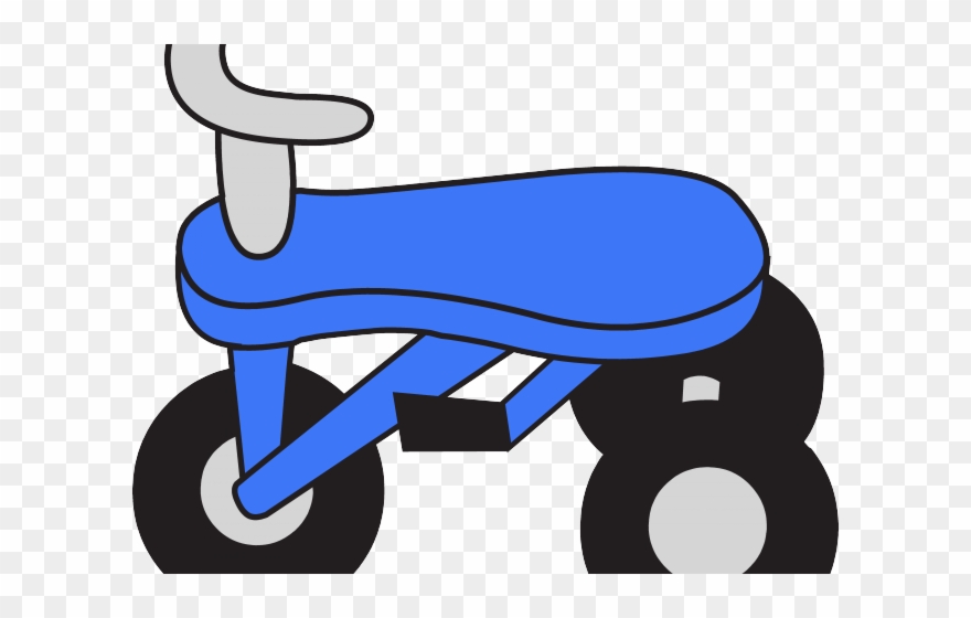 Blue Clipart Tricycle - Tricycle Clipart - Png Download
