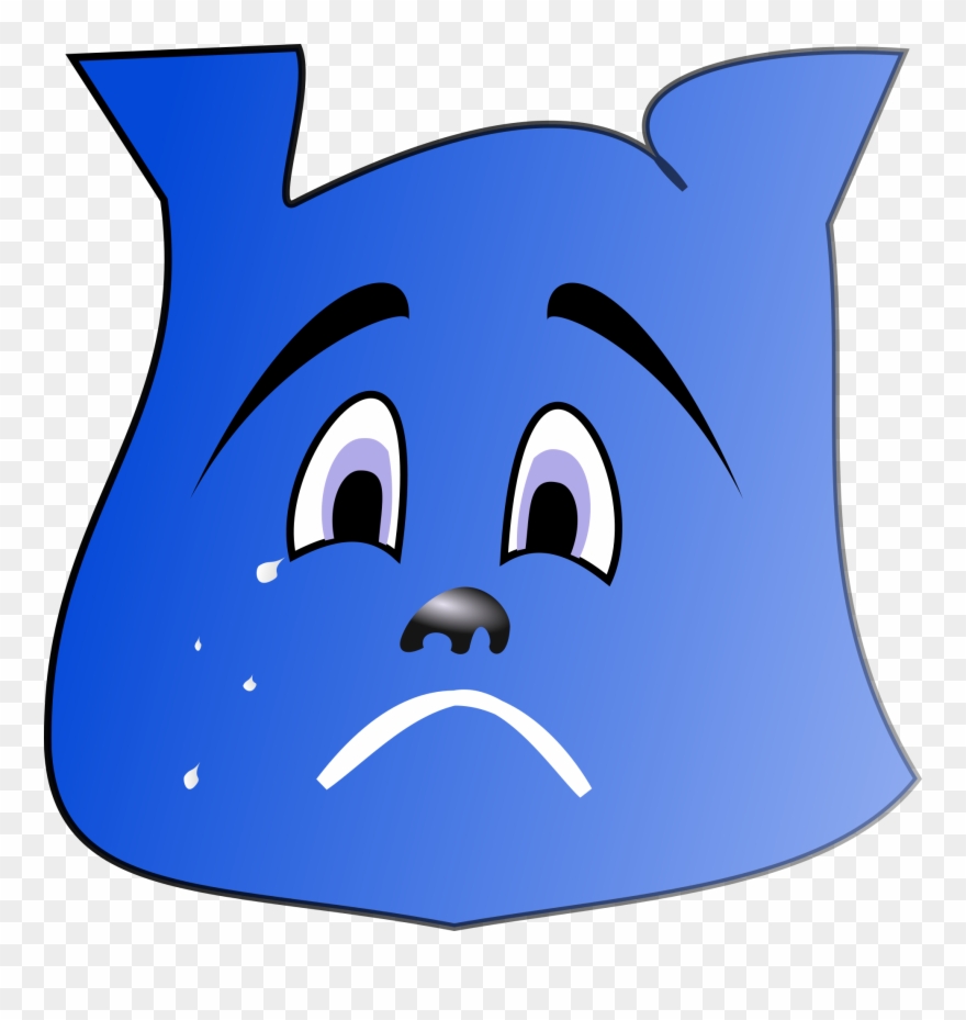 Bear Cry Emotion Sad - Beruang Menangis Clipart