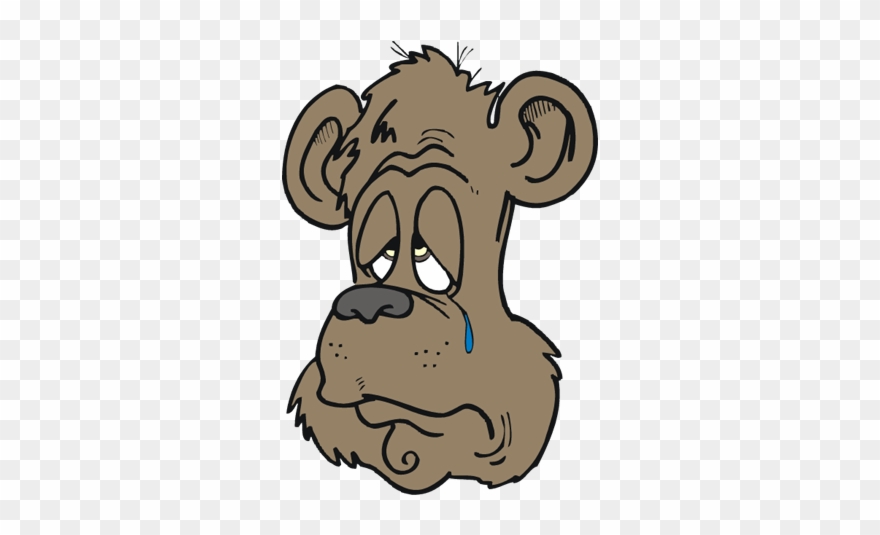 Go From Sad To Happy Fast - Sad Bear Clipart