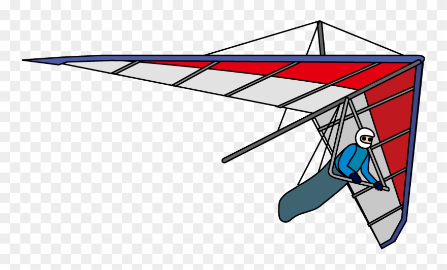 Gliding Wing Clip Art Transprent Hangglider - Hang Glider Png Transparent Png