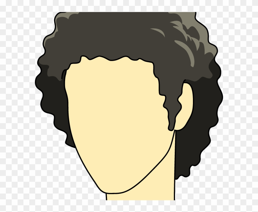 How To Draw Male Hairstyle Clipart